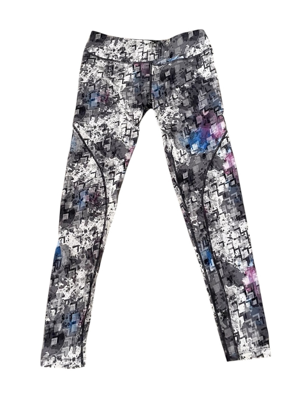 Layer8 Leggings/Yoga Pants Womens Small Abstract Print UEC